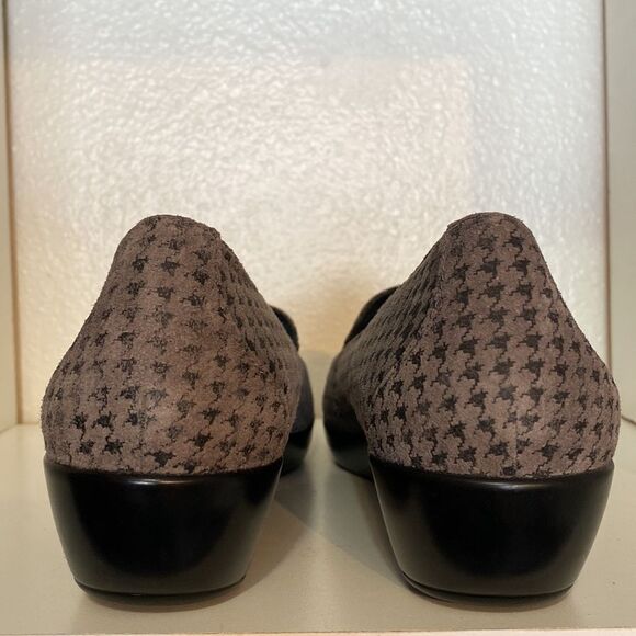 Dansko Houndstooth Loafers Womens Comfort Wedge Slip On Work Casual Shoes Preppy - Picture 10 of 14